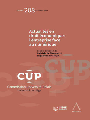 cover image of Actualités en droit économique